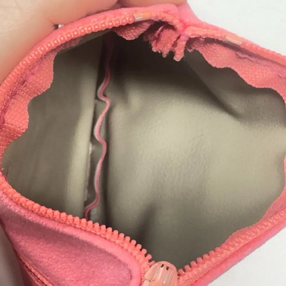 Vintage Ultra Suede Cosmetics Makeup Pencil Bag and Coin Purse Set of 3